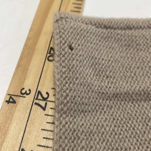 Vince 100% Cashmere Neutrals Colorblock Ombré Lightweight Sweater Blush Ivory S - Picture 11 of 11